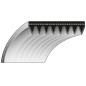 Correa dentada interna de la trituradora de mayales ROQUES ET LECOEUR RL 460 - 0306030089