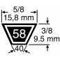 Antriebsriemen - MAORI selbstfahrend für Schneepflug MP 766AE MP 1174AE