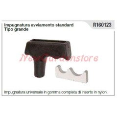 Impugnatura avviamento standard tipo grande universale in gomma R160123 | NewgardenParts.com