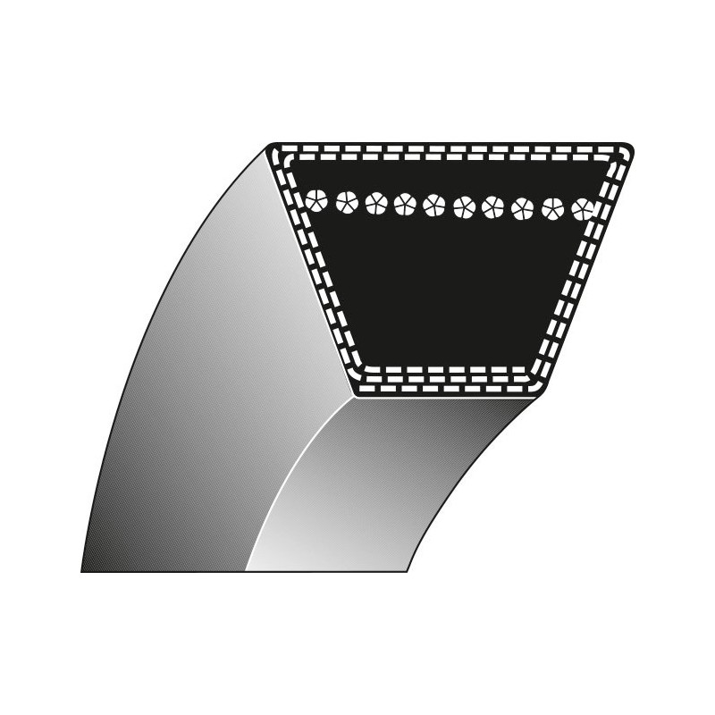 MTD 21-53 Standard Rasenmähertrapezriemen 9,5 x 762 mm 3/8" x 30"