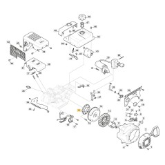Alternator load coil ORIGINAL STIGA for motor LC 170 FDS 118551329/0 | NewgardenParts.com