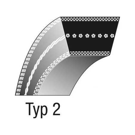 Drive belt 2 12,7 x 1283 compatible with ARIENS 32'' (82 cm) mower | NewgardenParts.com