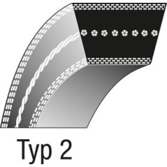 Antriebsriemen 312.7 x 2083 kompatibel mit DIXON ZTR421 - ZTR422 Traktor | NewgardenParts.com