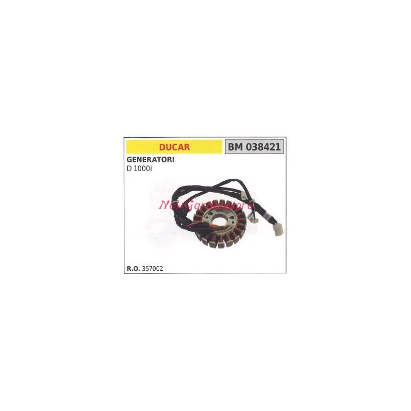 Alternatore DUCAR per generatore D 1000i 038421 357002