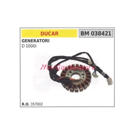 Alternatore DUCAR per generatore D 1000i 038421 357002 | NewgardenParts.com