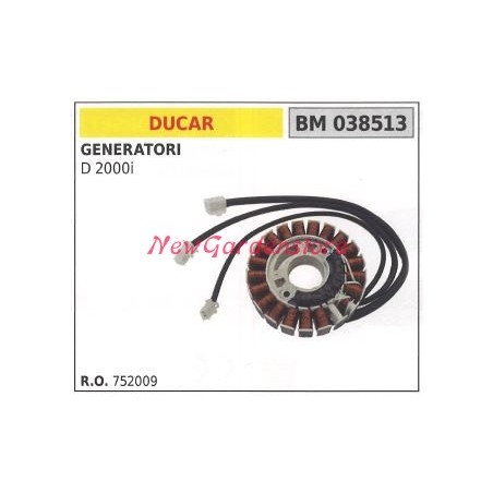 Alternatore DUCAR per generatore D 2000i 038513 752009 | NewgardenParts.com