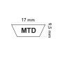 MTD Rasentraktor Riemen 800 Serie G200 2 Version 7540468 613468