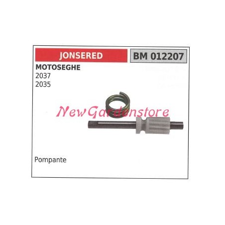 Pompante Pompa olio JONSERED motore motosega 2037 2035 012207 | NewgardenParts.com