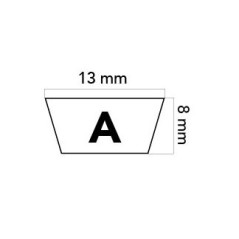 A105 courroie pour tracteur de pelouse tondeuse 2717 mm 640105