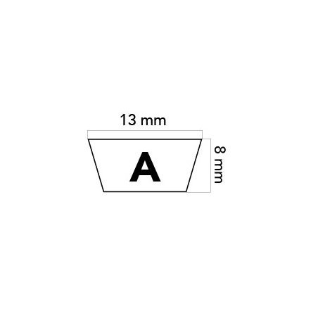 A105 Rasentraktor-Rasenmäher-Riemen 2717 mm 640105