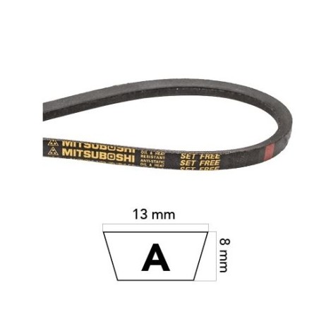 GREEN LINE courroie de tondeuse de tracteur de pelouse A39 1040 mm 640039