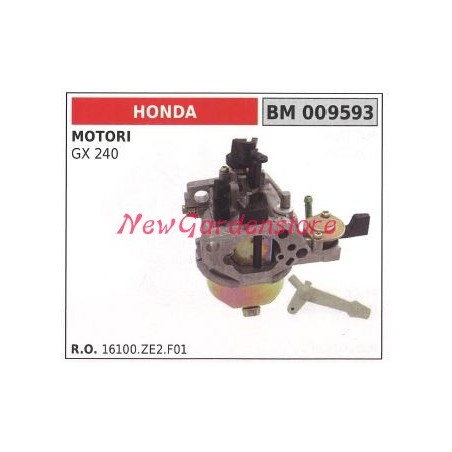 Carburatore a vaschetta HONDA motozappa GX 240 009593 | NewgardenParts.com