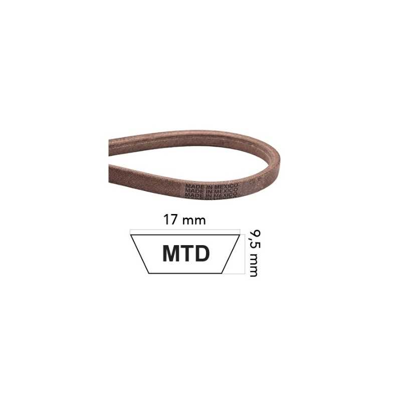Correa de tractor de césped de KEVLAR COMPATIBLE MTD 754-04170