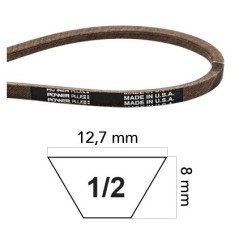 Courroie de tracteur de pelouse en KEVLAR COMPATIBLE MURRAY 1742461 | NewgardenParts.com