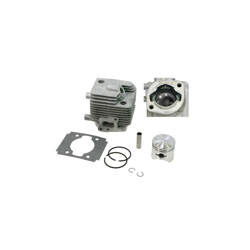 Kit cilindro pistone segmenti motore tagliasiepe SLP600A Ø 34mm KASEI 1E34FL-E-6