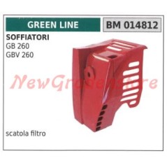 Boîtier de filtre à air GREEN LINE souffleur GB 260 GBV 260 014812 | NewgardenParts.com