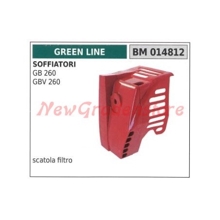 Boîtier de filtre à air GREEN LINE souffleur GB 260 GBV 260 014812 | NewgardenParts.com