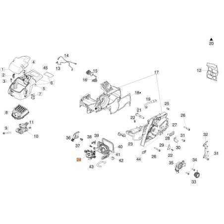 Original HD-57 carburetor for OLEOMAC chainsaw GS 650 - GS 651 2318061CR | NewgardenParts.com