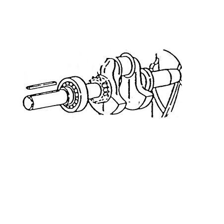 Albero motore originale motore rasaerba tagliaerba BRIGGS & STRATTON 492474 | NewgardenParts.com