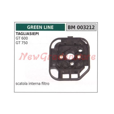 Scatola interna filtro aria GREEN LINE tagliasiepi GT 600 750 003212 | NewgardenParts.com