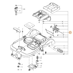 Cofano principale ORIGINALE WORX robot rasaerba WR155E | NewgardenParts.com