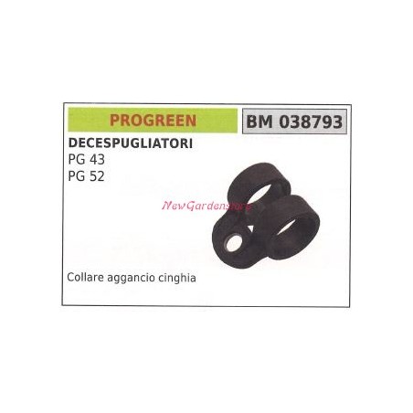 Collare aggancio cinghia PROGREEN decespugliatore PG 43 52 038793 | NewgardenParts.com