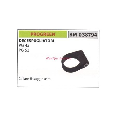 Collare fissaggio asta PROGREEN decespugliatore PG 43 52 038794 | NewgardenParts.com