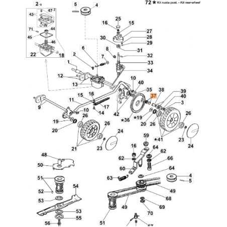 Left mower collar models LUX47T ORIGINAL EMAK 8202071AR | NewgardenParts.com