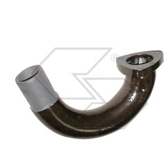 Collettore a gomito in ghisa smaltato curvato a U per silenziatore | NewgardenParts.com