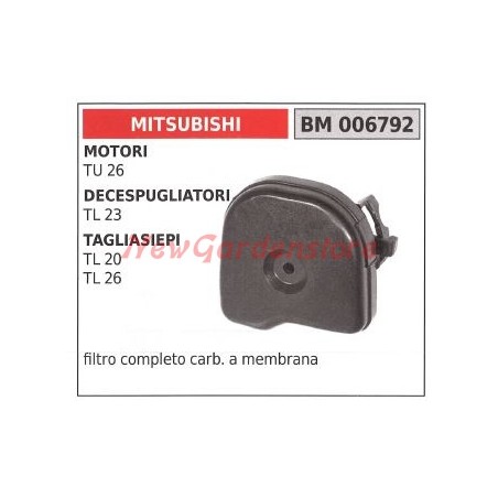 supporto e Filtro aria MITSUBISHI motore montato su decespugliatore 006792 | NewgardenParts.com