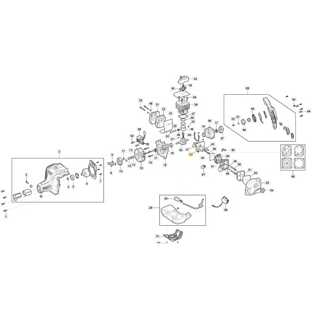 Collettore aspirazione BC 625 ORIGINALE STIGA decespugliatore BC 730 118805591/0 | NewgardenParts.com