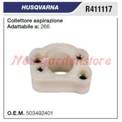 Intake manifold HUSQVARNA chainsaw 266 R411117 | NewgardenParts.com