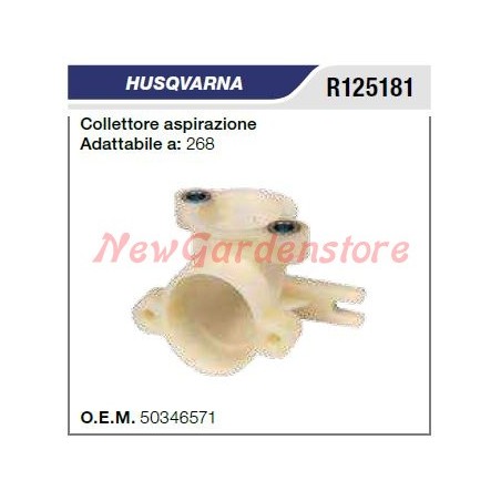 Collettore aspirazione HUSQVARNA motosega 268 R125181 | NewgardenParts.com