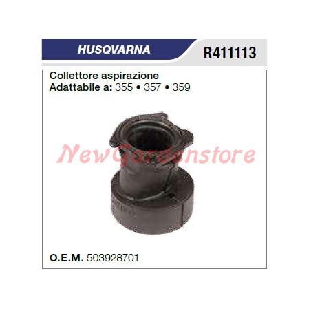 Collettore aspirazione HUSQVARNA motosega 355 357 359 R411113 | NewgardenParts.com