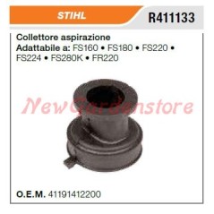 Collettore aspirazione STIHL decespugliatore FS160 180 220 224 280K R411133 | NewgardenParts.com