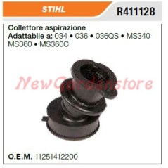 Colector de admisión motosierra STIHL 034 036 036QS MS340 360 360C R411128