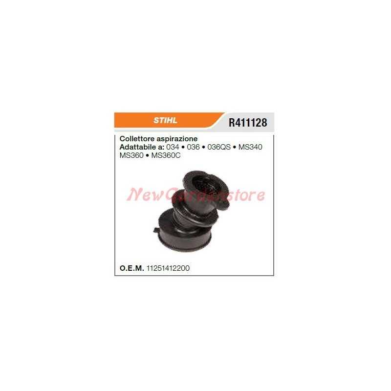 Colector de admisión motosierra STIHL 034 036 036QS MS340 360 360C R411128