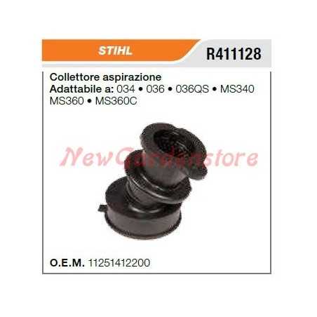 Collecteur d'admission pour tronçonneuse STIHL 034 036 036QS MS340 360 360C R411128 | NewgardenParts.com