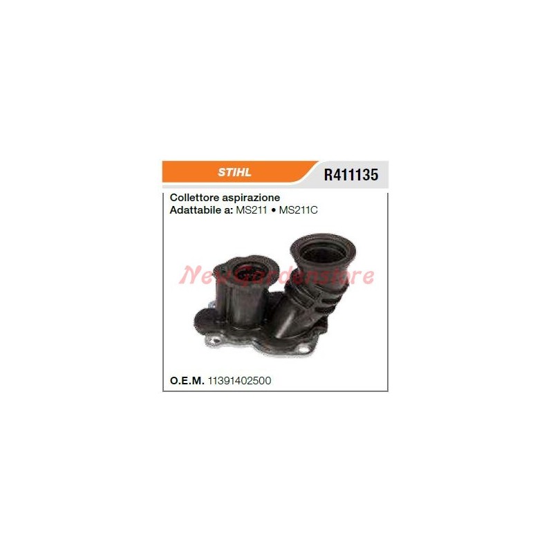 Collettore aspirazione STIHL motosega MS211 211C R411135