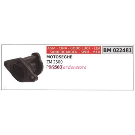 Collettore carburatore CINA motosega ZM 2500 PN 2500 022481 | NewgardenParts.com