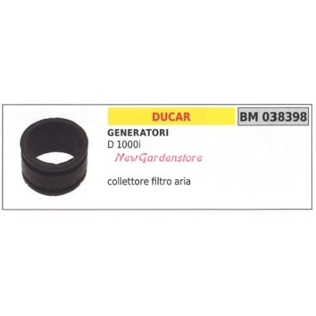 Collettore filtro aria DUCAR generatore D 1000i 038398 | NewgardenParts.com