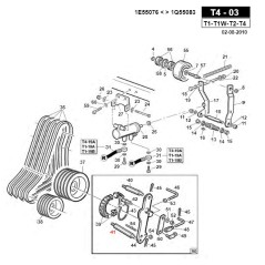 Colonnetta freno turbina 350 trattorino ORIGINALE GIANNI FERRARI 01.40.00.2240 | NewgardenParts.com