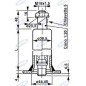 Colonne de direction assistée longueur 158mm avec conicité C/6 (1:20) AMA 05207