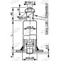 Colonnetta per idroguida lunghezza 389mm conicita' C/6 (1:20) AMA 05217