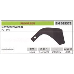 Coltello destro fresa per motocoltivatore PGT 500 | NewgardenParts.com