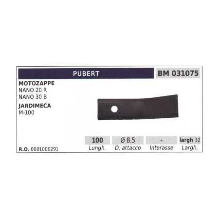 Cutter blade, right-hand for rotary cultivator NANO 20 R PUBERT | NewgardenParts.com