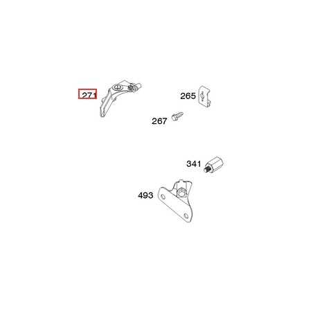 ORIGINAL BRIGGS & STRATTON lawn tractor lever control 691028 | NewgardenParts.com