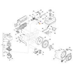 Comando acceleratore motore modelli LC170F ORIGINALE STIGA 118551181/0 | NewgardenParts.com