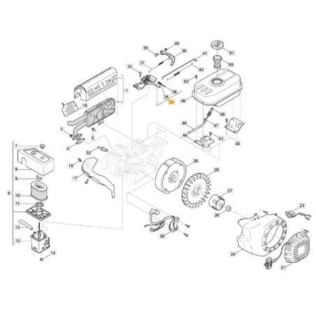 Commande d'accélérateur pour LC170F ORIGINAL STIGA 118551181/0 | NewgardenParts.com