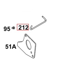 Comando farfalla originale motore rasaerba tagliaerba BRIGGS & STRATTON 691812 | NewgardenParts.com